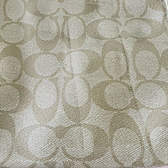 COACH Light Khaki Petal Signature Canvas Messenger Crossbody Bag - Picture 4 of 14